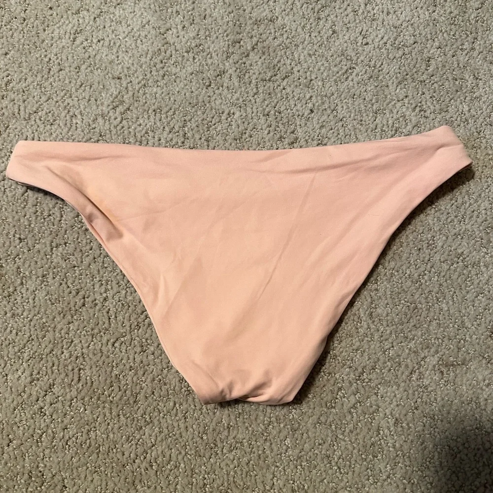NWOT L*Space hipster bikini bottoms peach small - Picture 4 of 4